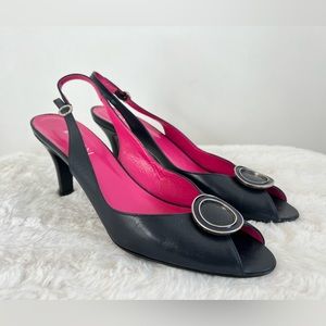 Rangoni‎ Heels/sandals. Color Navy. Size 7.5